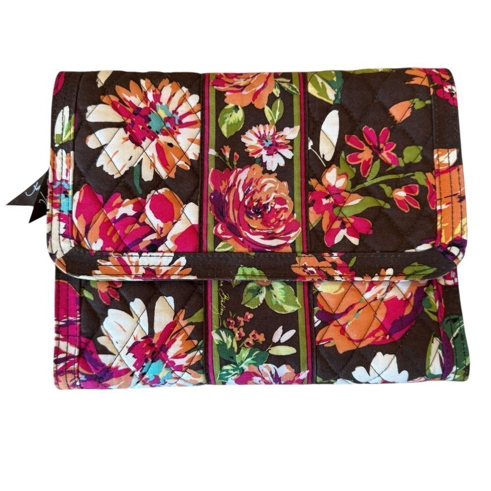 Vera Bradley "English Rose" Print Travel Jewelry Organizer